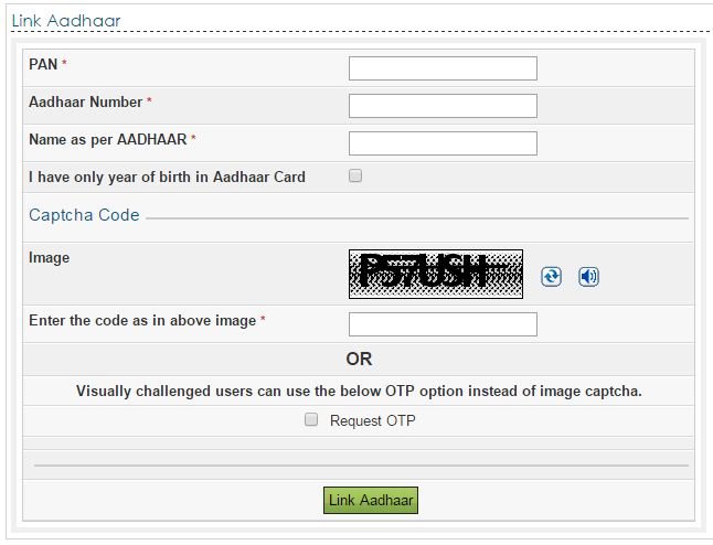 Link Aadhar